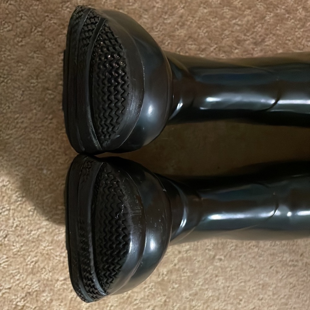 🌺LIKE NEW Hunter original tall rain boots size 5 - Picture 2 of 9